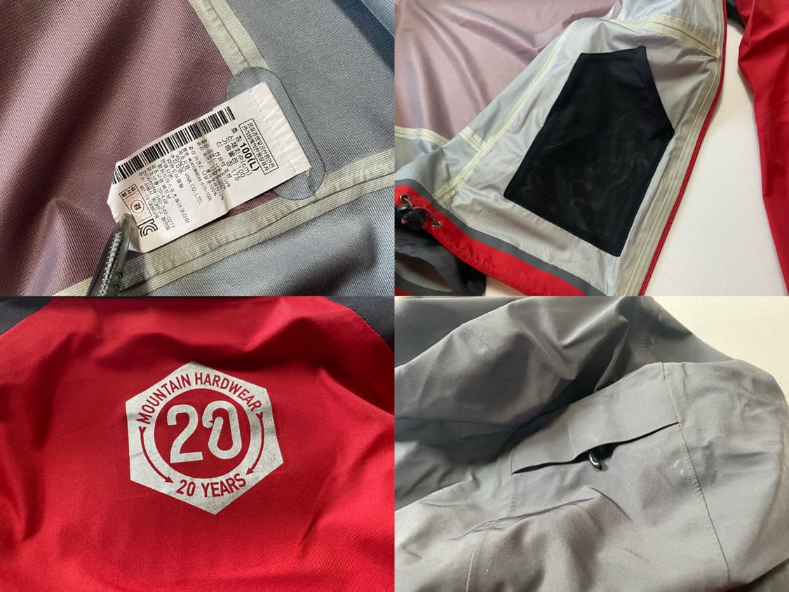 20 years mountain hardwear 후드바람막이(L) 상품이미지10