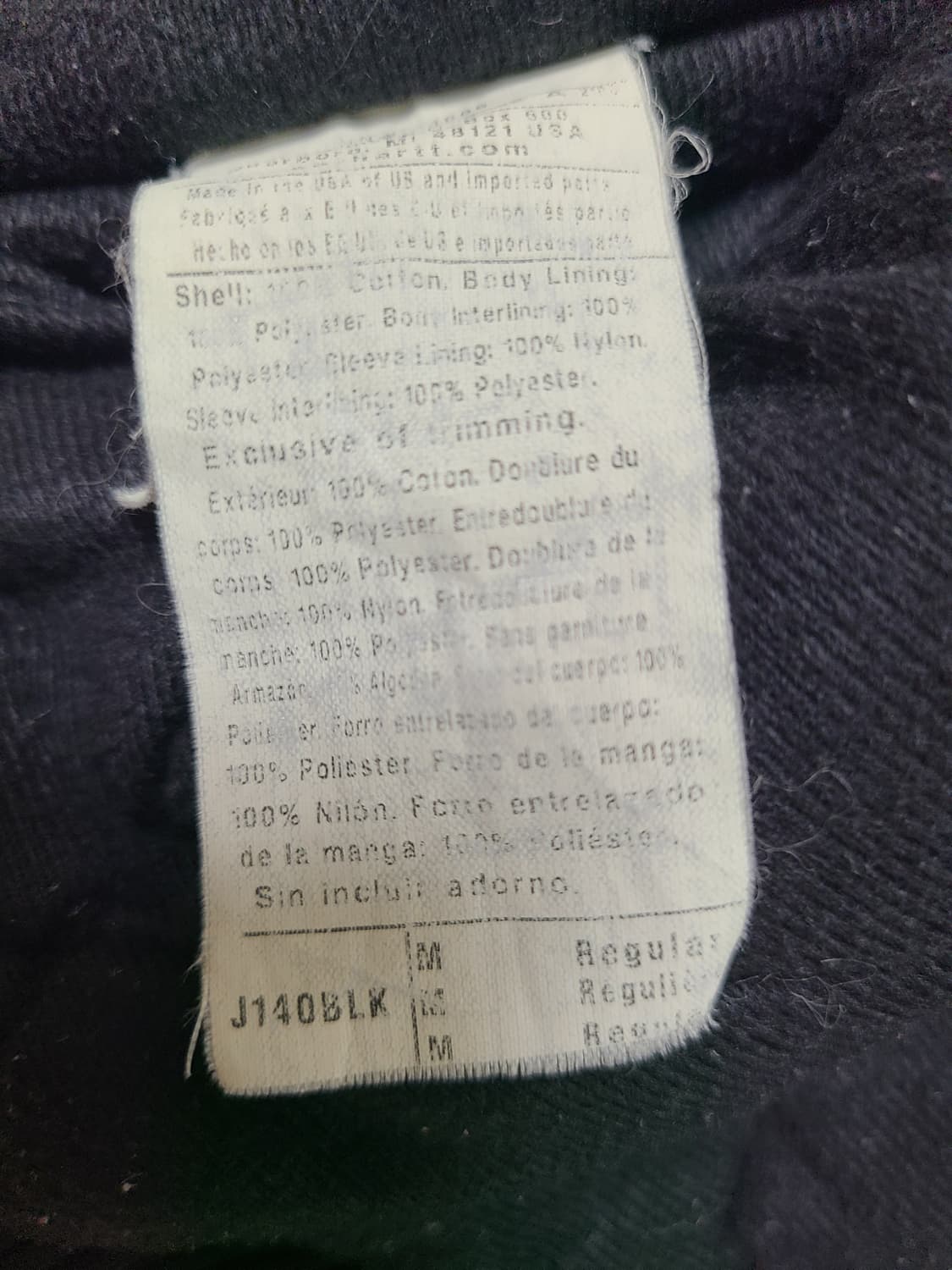 [M]칼하트 J140 액티브자켓 상품이미지4
