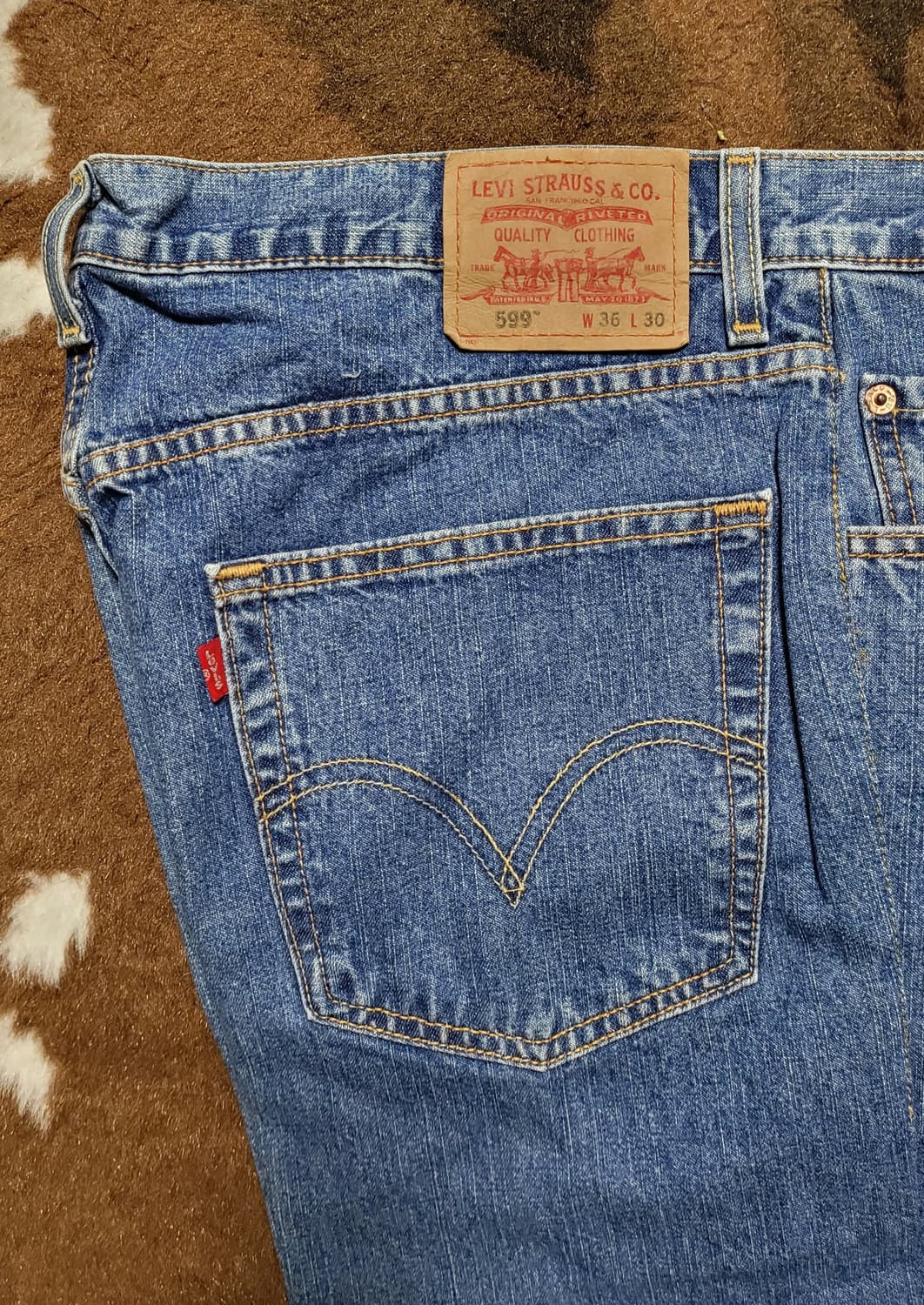 리바이스 와이드핏 599 (36/30) 상품이미지5