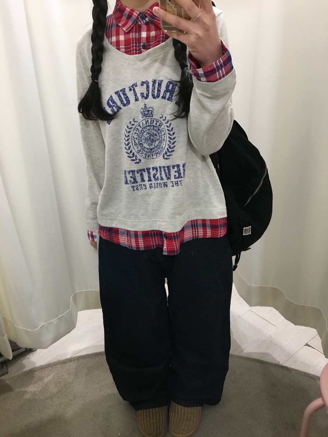 생지컬러 와이드 데님 팬츠 상품이미지5