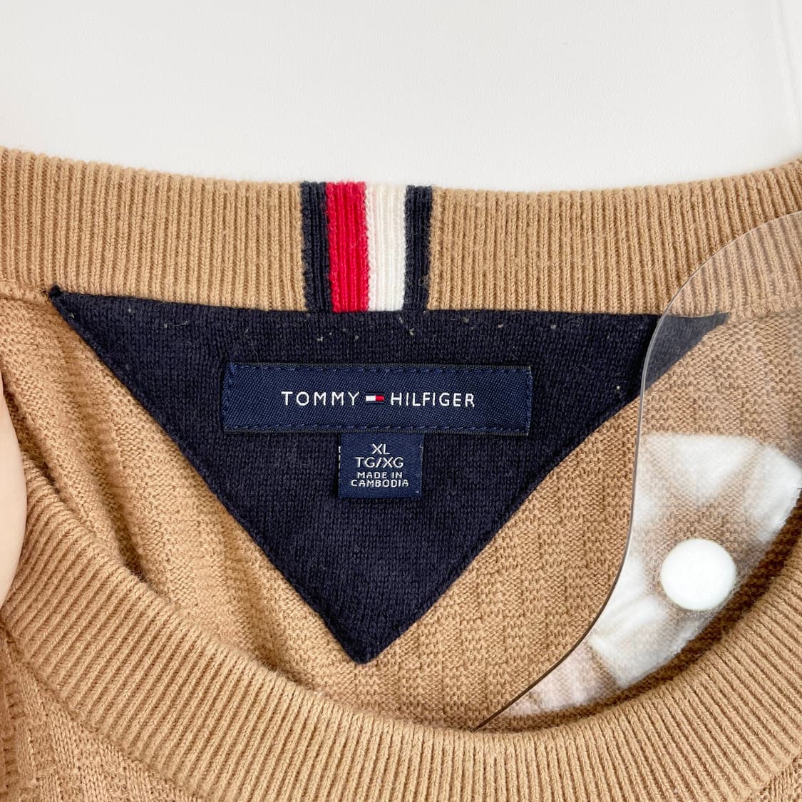   D2 타미힐피거 크루넥 스웨터 XL사이즈 상품이미지5