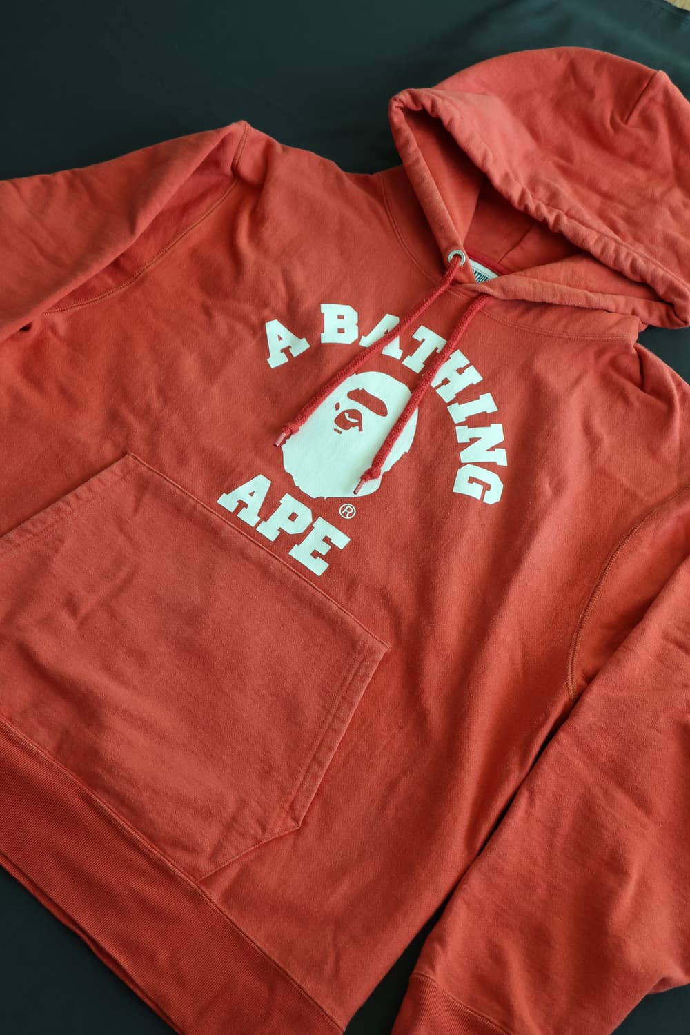 베이프 클래식 레드 후드  상품이미지2