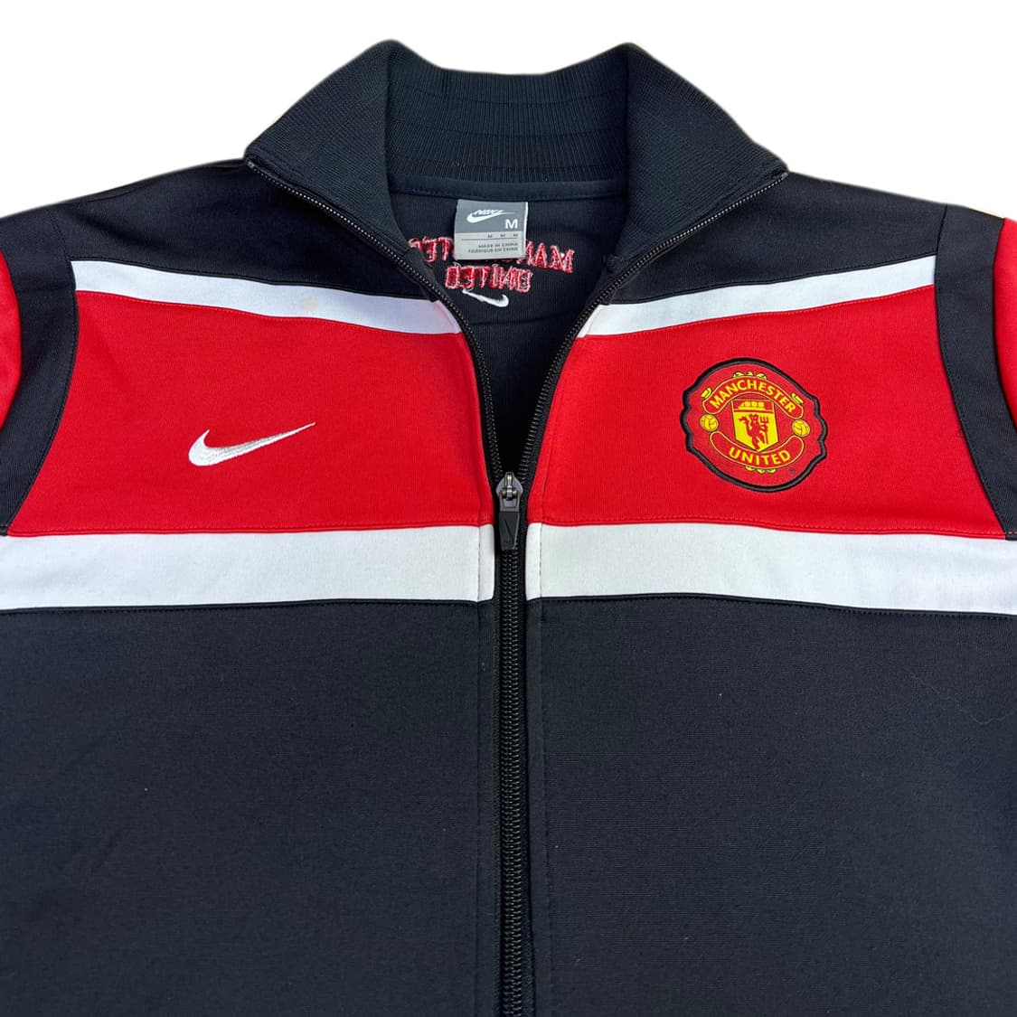 나이키 맨유 블랙 레드 트랙탑 져지 상품이미지2