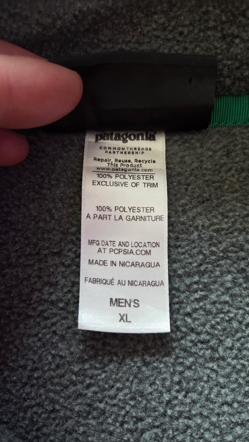 파타고니아 신칠라 니켈그레이 버건디 XL 상품이미지6