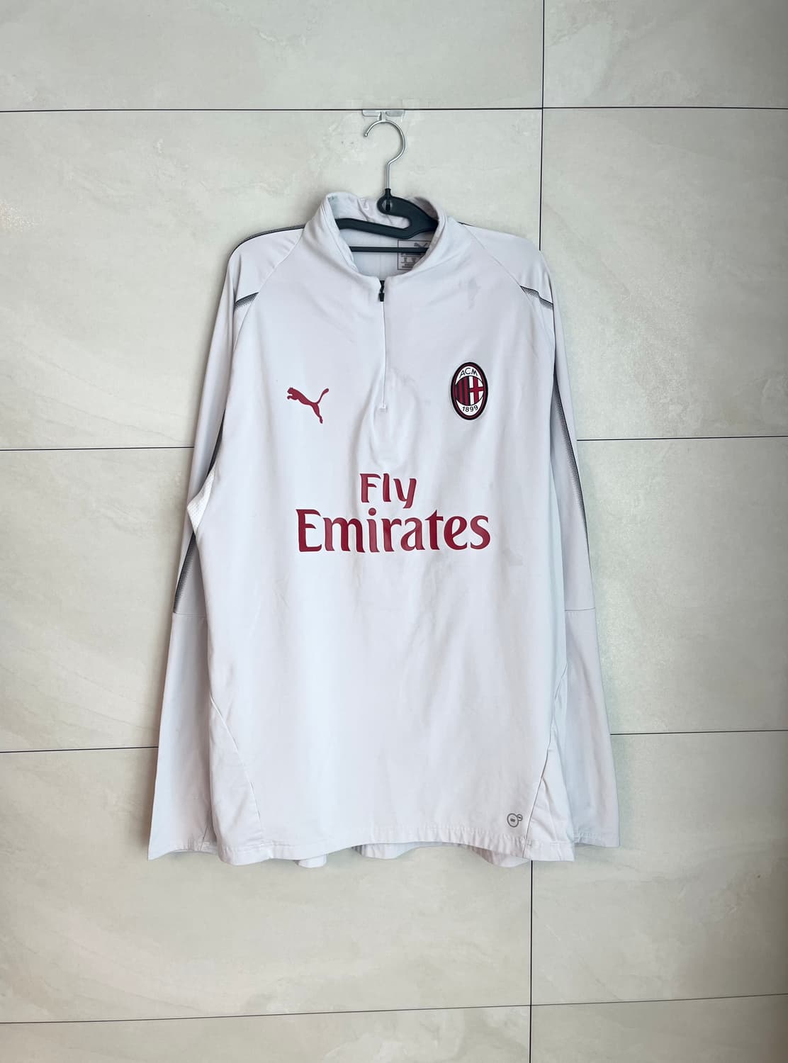 해외판 푸마 AC밀란 트레이닝 풀오버 자켓 져지 [XL] 상품이미지1