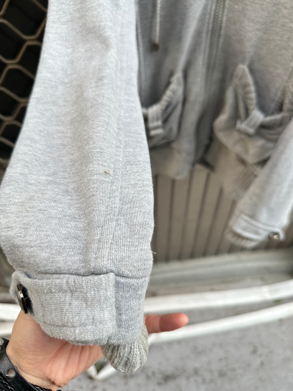 CHU XXX y2k button point 2way hood 상품이미지4