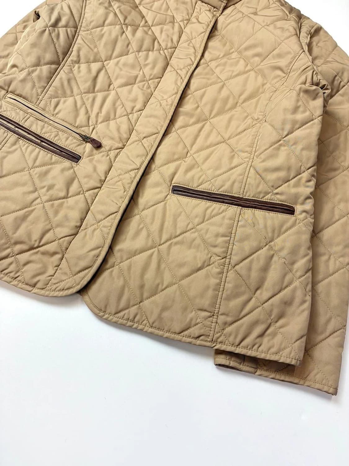 로렌 랄프로렌 00's 가죽 배색 퀼팅 자켓 PN5707 상품이미지3