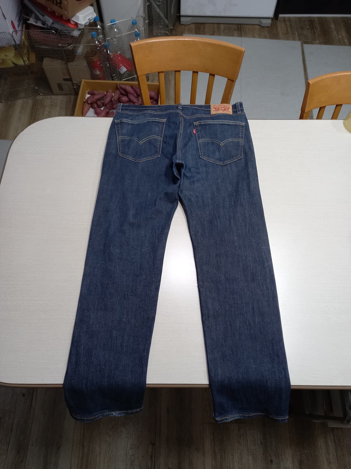 37 리바이스505 스판 일자진 진청 37-139 상품이미지2