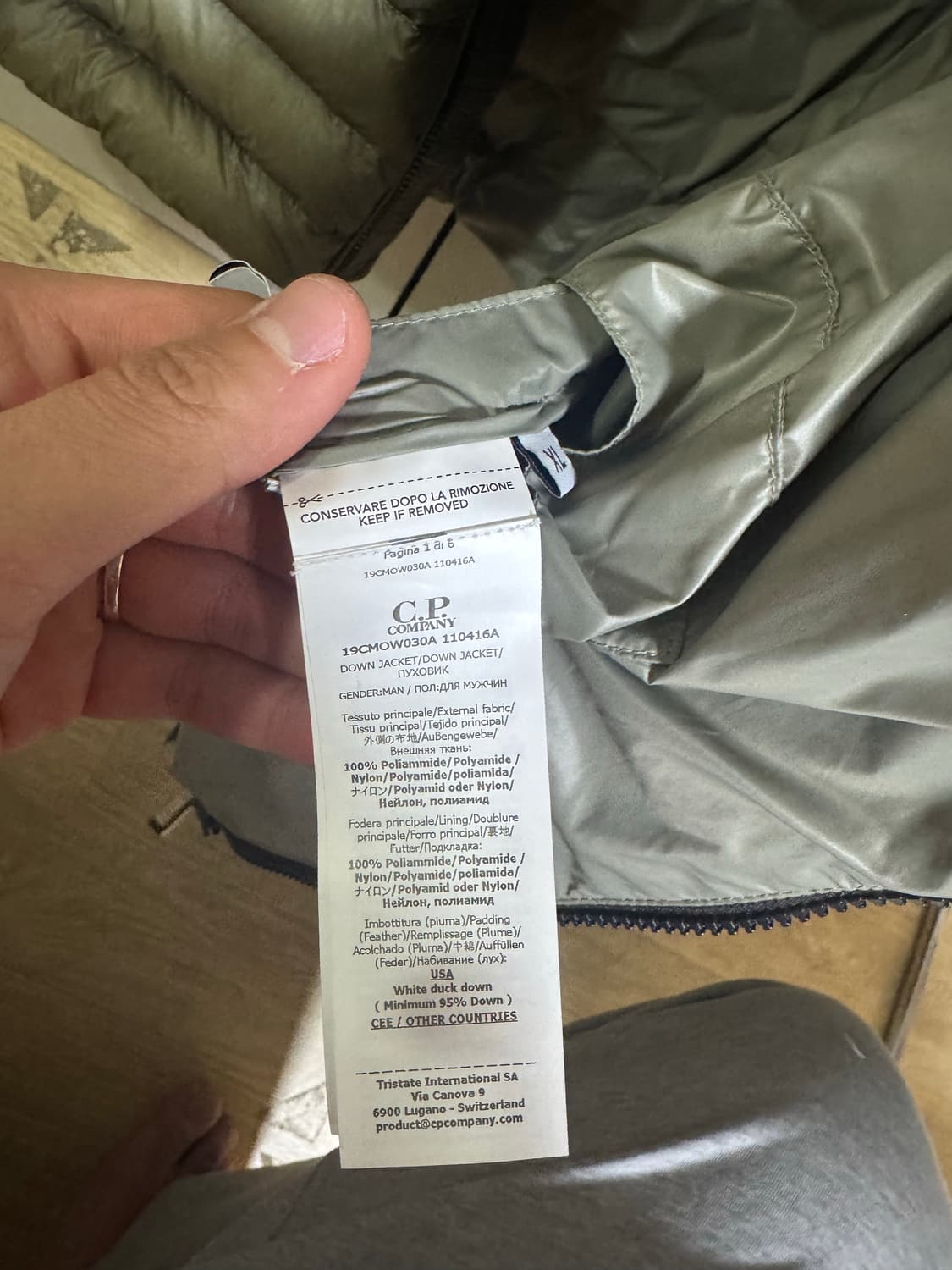 XL) CP컴퍼니 DD쉘 패딩 상품이미지4