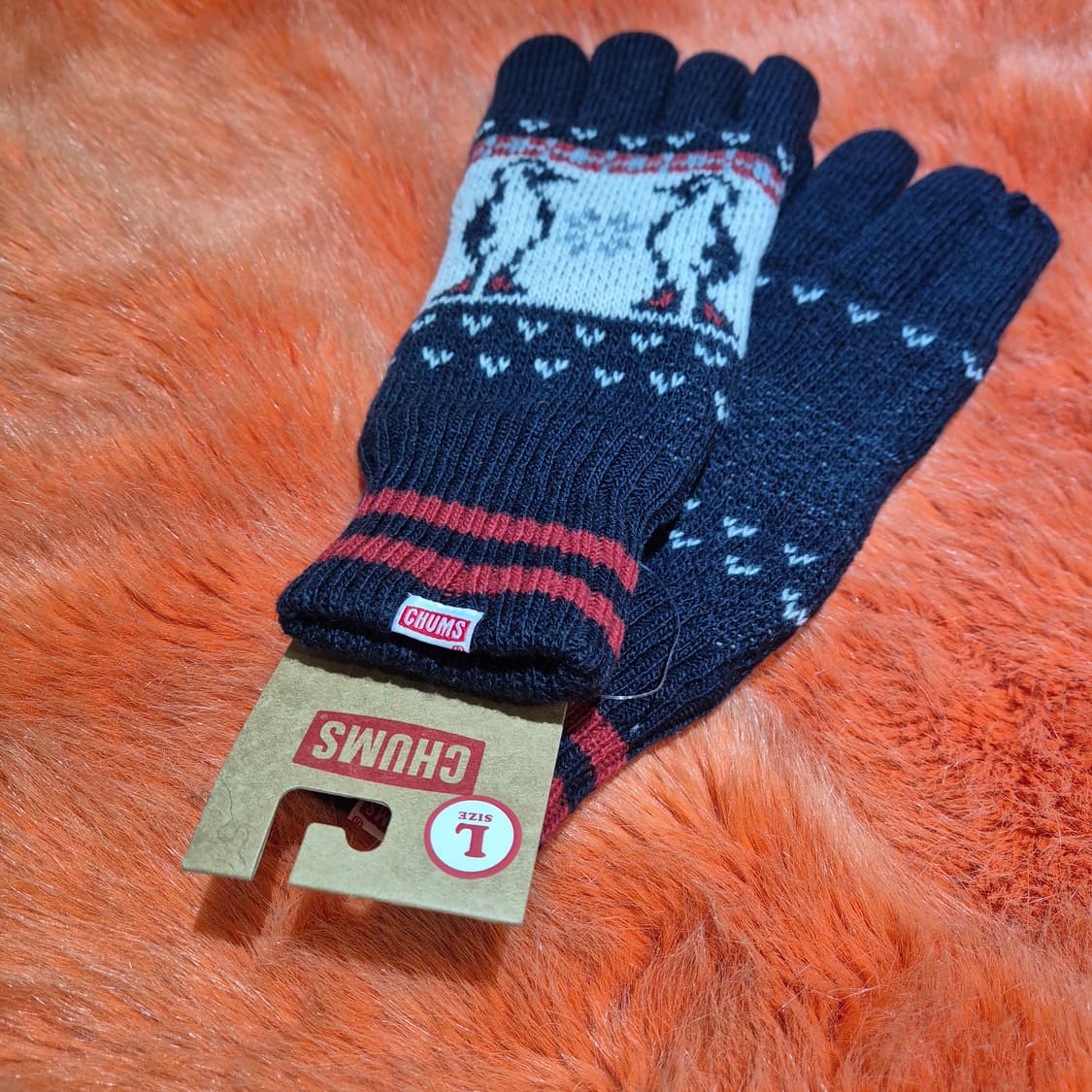 CHUMS 첨스 니트 장갑 새상품 남성L 상품이미지6