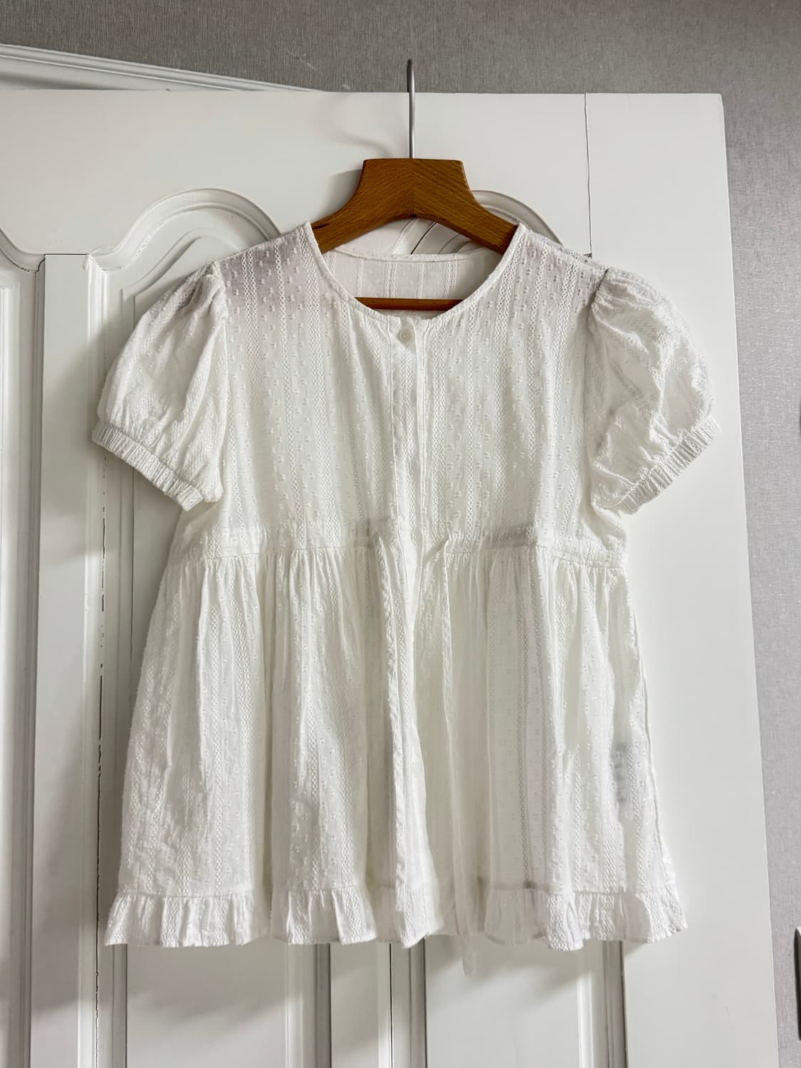 팬시클럽 화이트 블라우스 상품이미지2