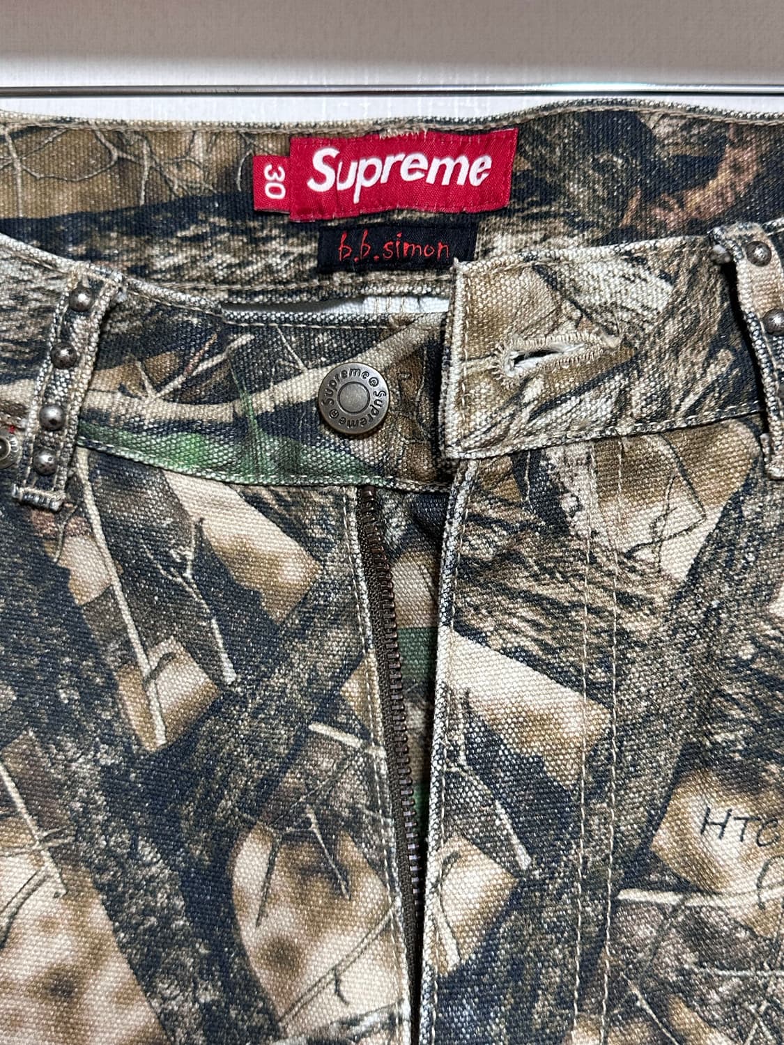 슈프림 bb simon 스터드 카모 팬츠  상품이미지3