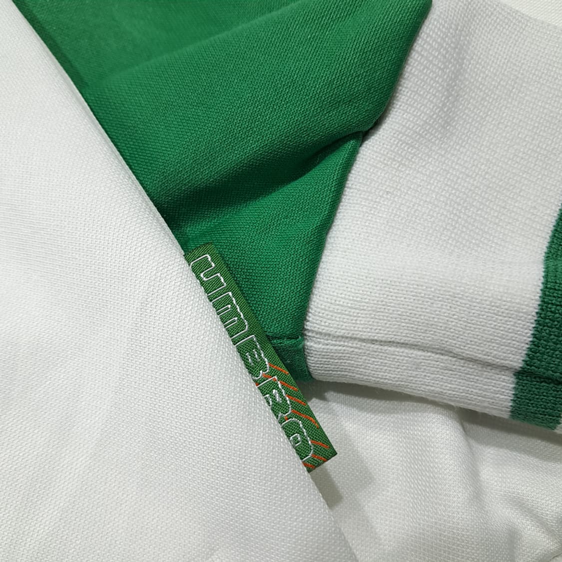 CL983 XL 엄브로 00s 풋볼컬처 화이트그린 트랙자켓 상품이미지7