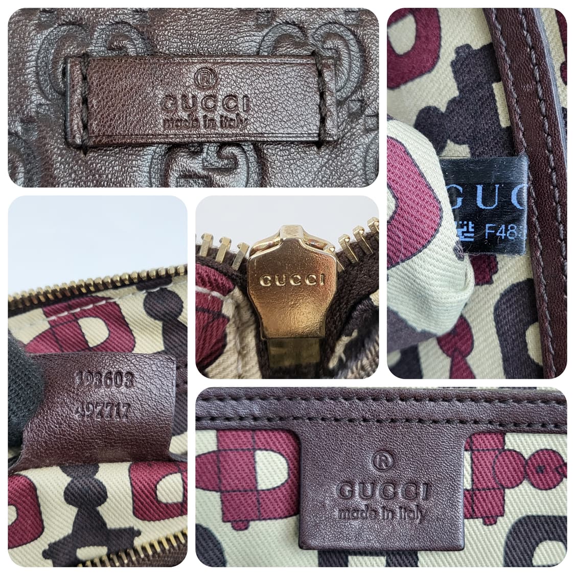 정품 구찌 시마 가죽 조이 토트백 상품이미지9