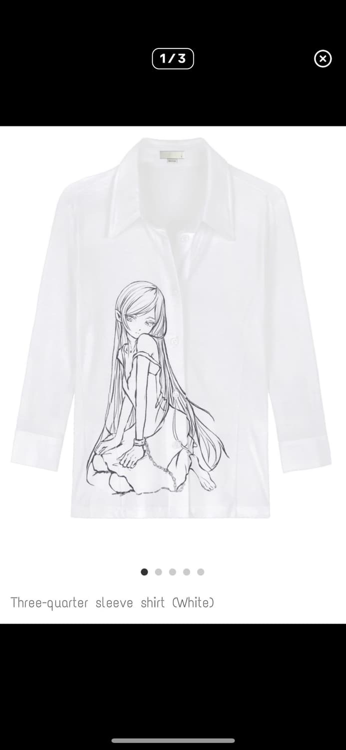 본네 쓰리쿼터 셔츠1 상품이미지1