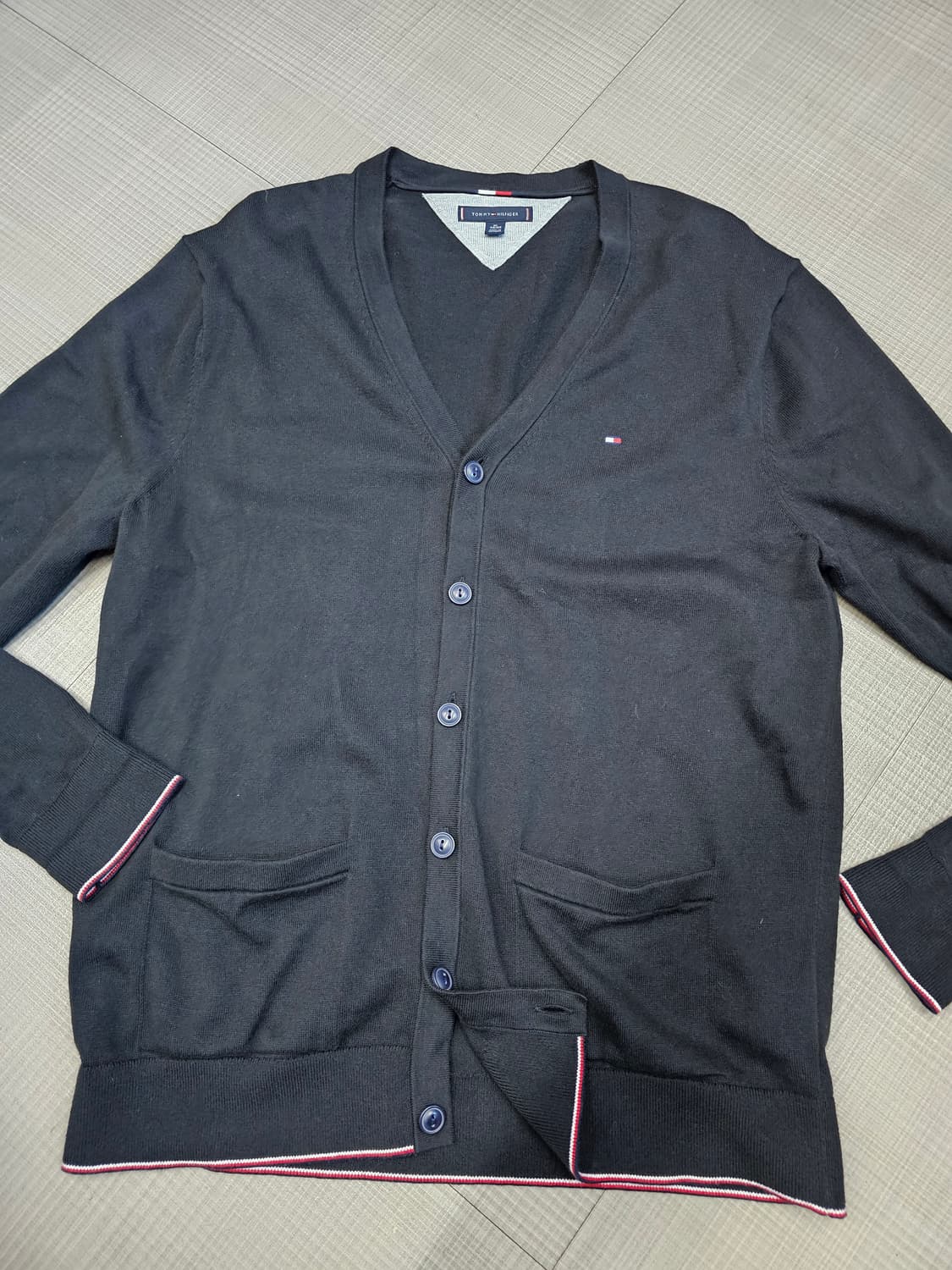 타미힐피거 블랙 가디건 한섬 정품 상품이미지1