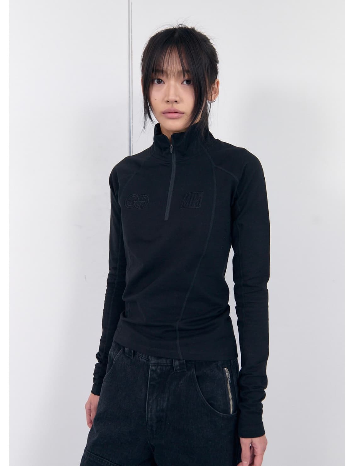 플라스틱 프로덕트 하프 집업 m 상품이미지1