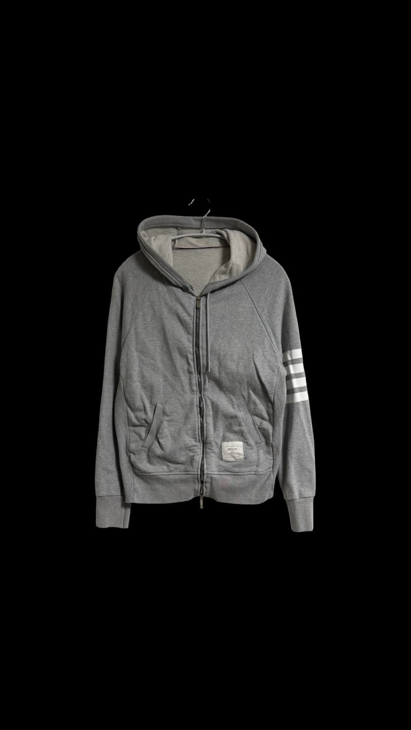 톰브라운 사선완장 후드집업 상품이미지1