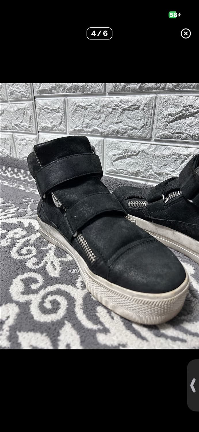  Ash 아쉬 더블 짚 더블 버클 플랫폼 하이탑 스니커즈 상품이미지4