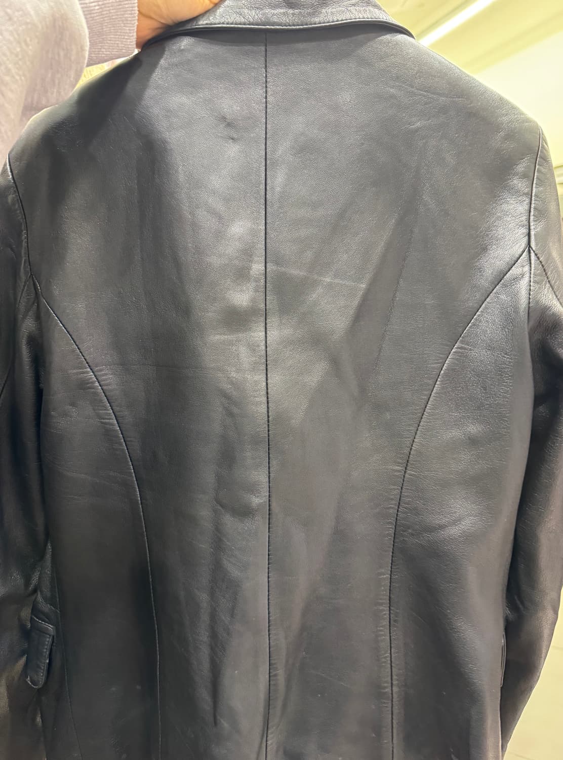 블랙 양가죽 자켓 상품이미지7