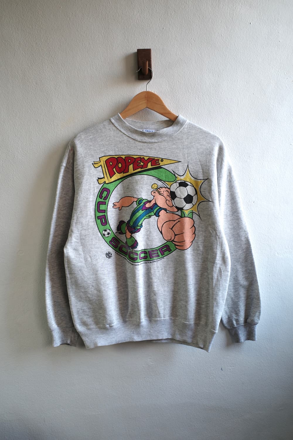 93s 뽀빠이 프린팅 스웻셔츠 상품이미지1