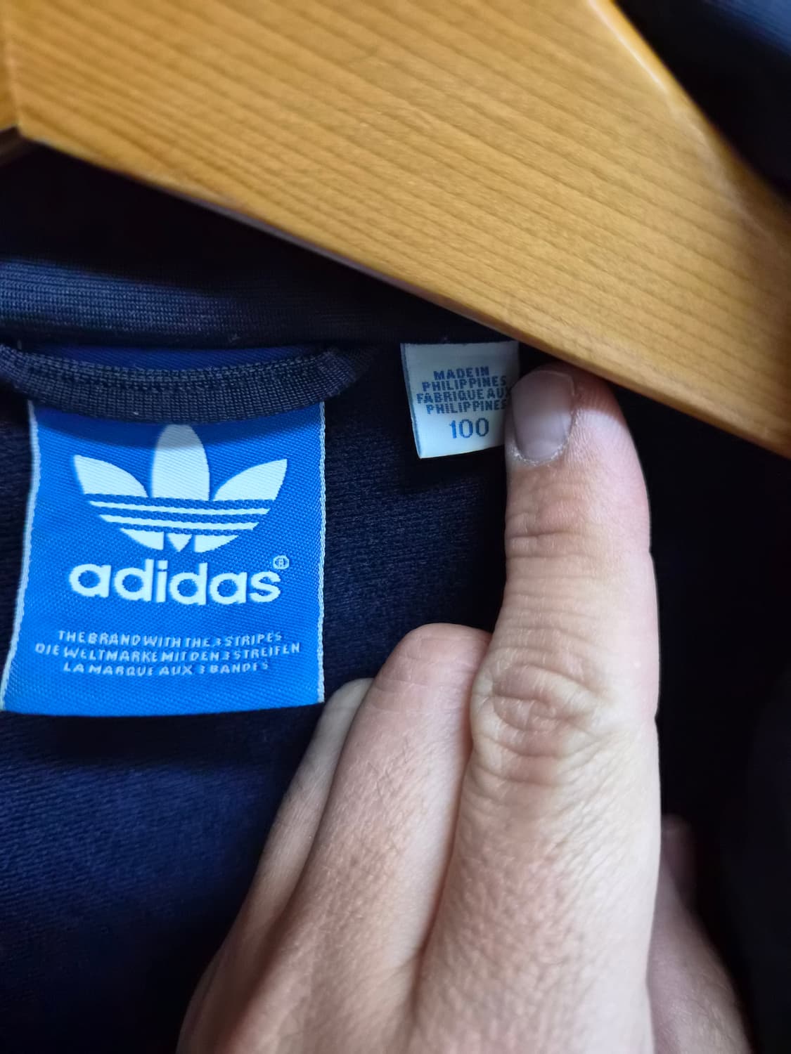 100) 아디다스 파이어버드 네이비 져지 팝니다 상품이미지5