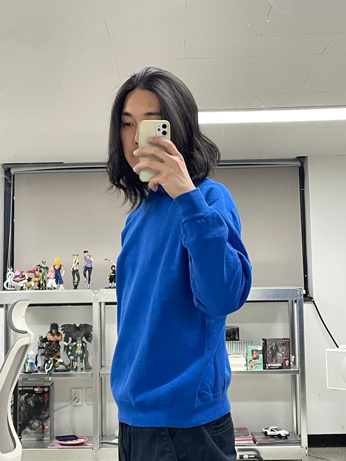 [L] 90s Hanes USA 헤인즈 블랭크 스웻셔츠 크루넥 상품이미지6