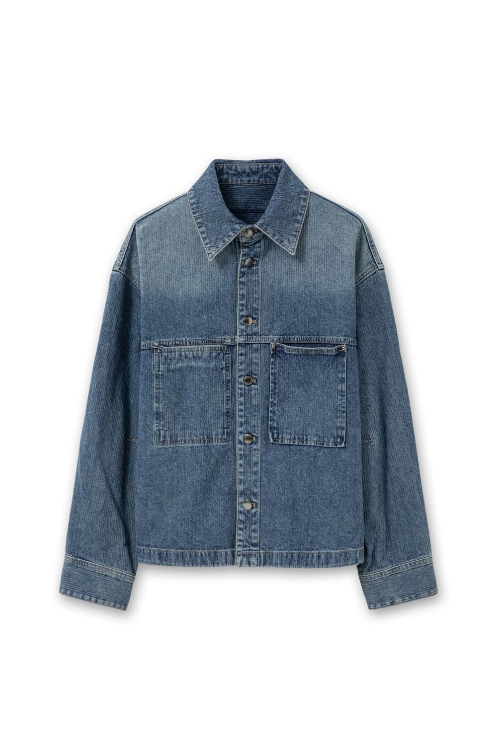 [구매] 우영미 / 24fw 블루 코듀로이 데님 셔츠 44, 46 상품이미지1