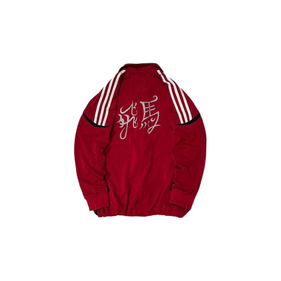 아디다스 레드 흰빨 져지 백로고 레터링 져지 상품이미지3