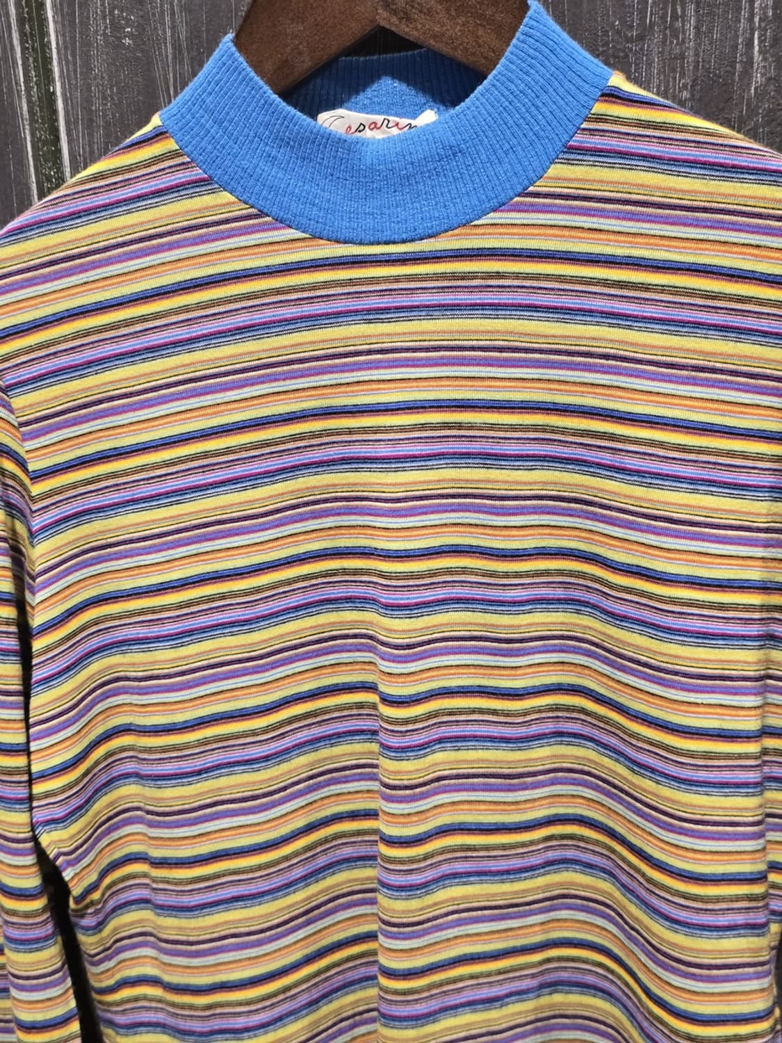 80s Stripe Turtleneck/made in Italy 상품이미지2