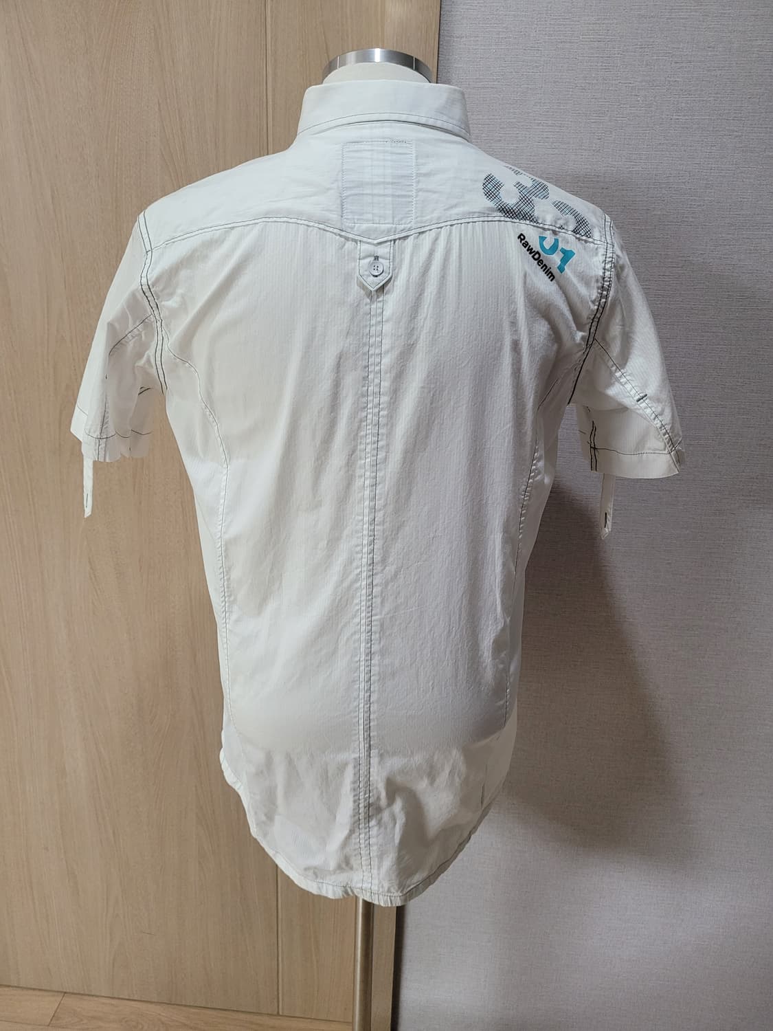 지스타 G-Star Raw 남자 웨스턴스타일 반팔셔츠 100 화이트 상품이미지6