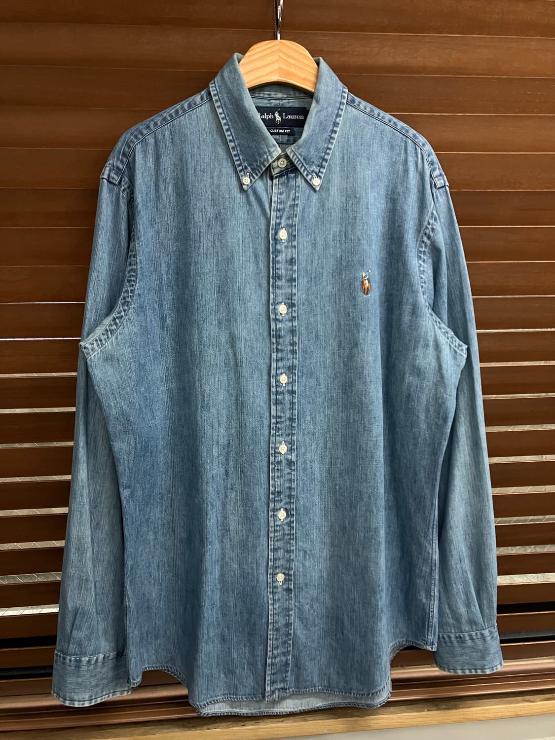 폴로 랄프로렌 중청 데님 셔츠 청남방 상품이미지1