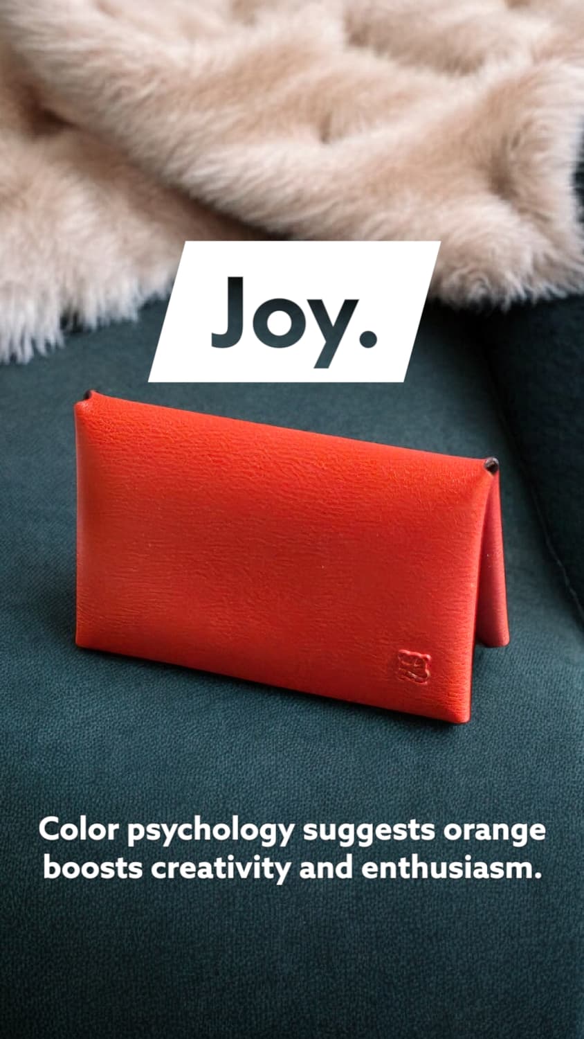 루이까또즈 정품 명함케이스 레드 가죽 / 카드지갑 가능 상품이미지1