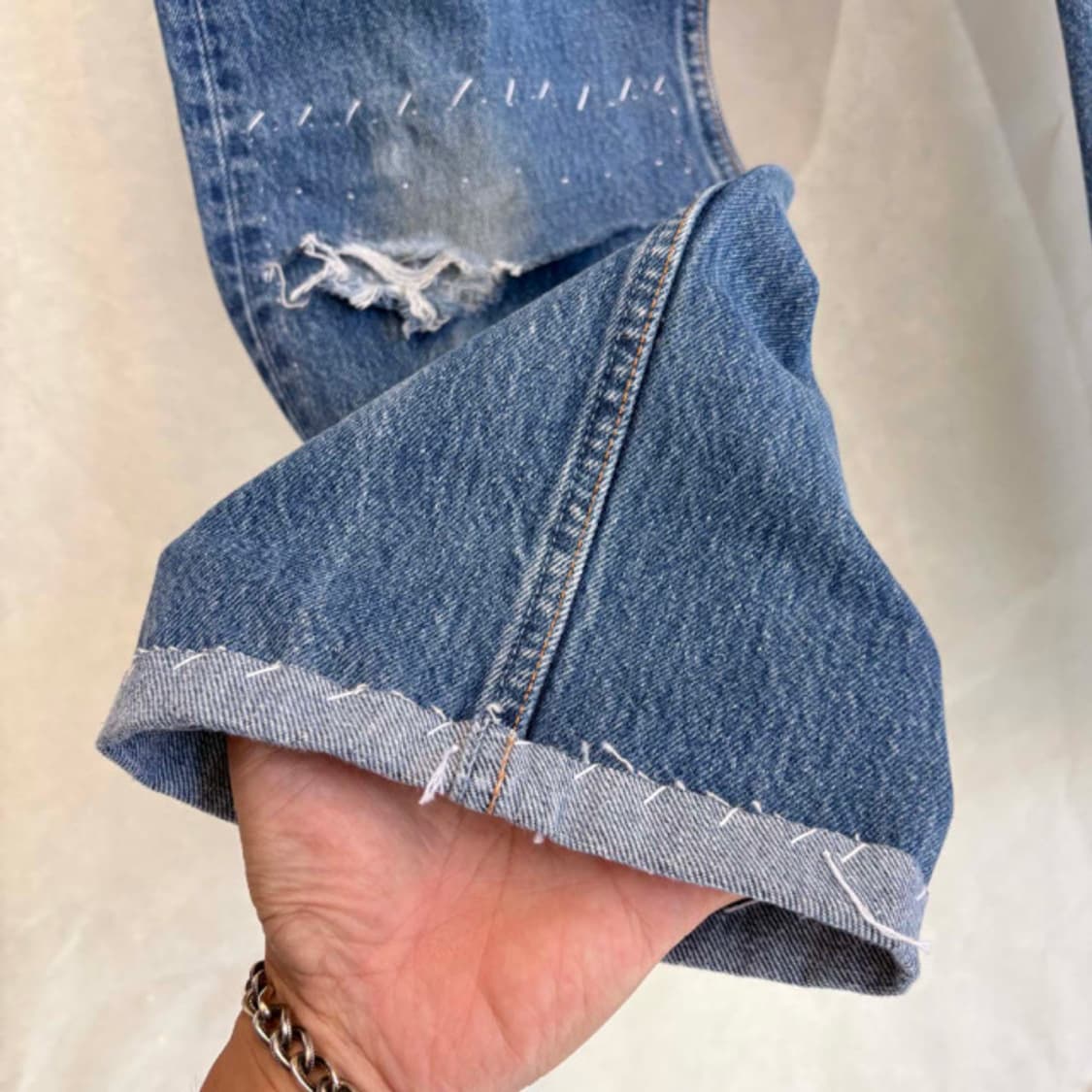 90s LEVI’s 사시코 리페어 501 상품이미지6