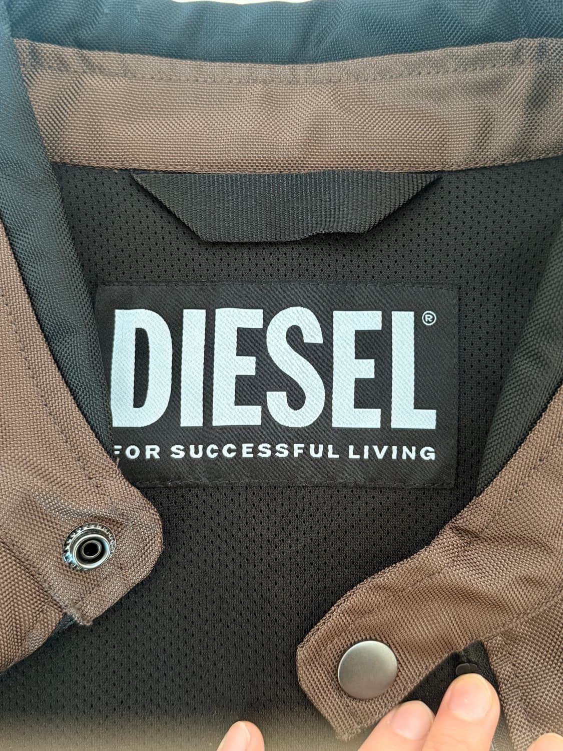 디젤(Diesel) J-블링크 컬러블록 나일론 바이커 자켓 상품이미지3