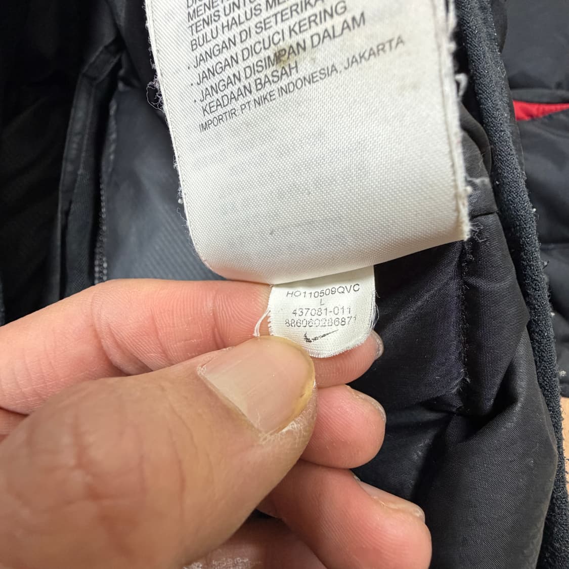 나이키 올드스쿨 레드스우시 투웨이 덕다운 패딩 상품이미지4