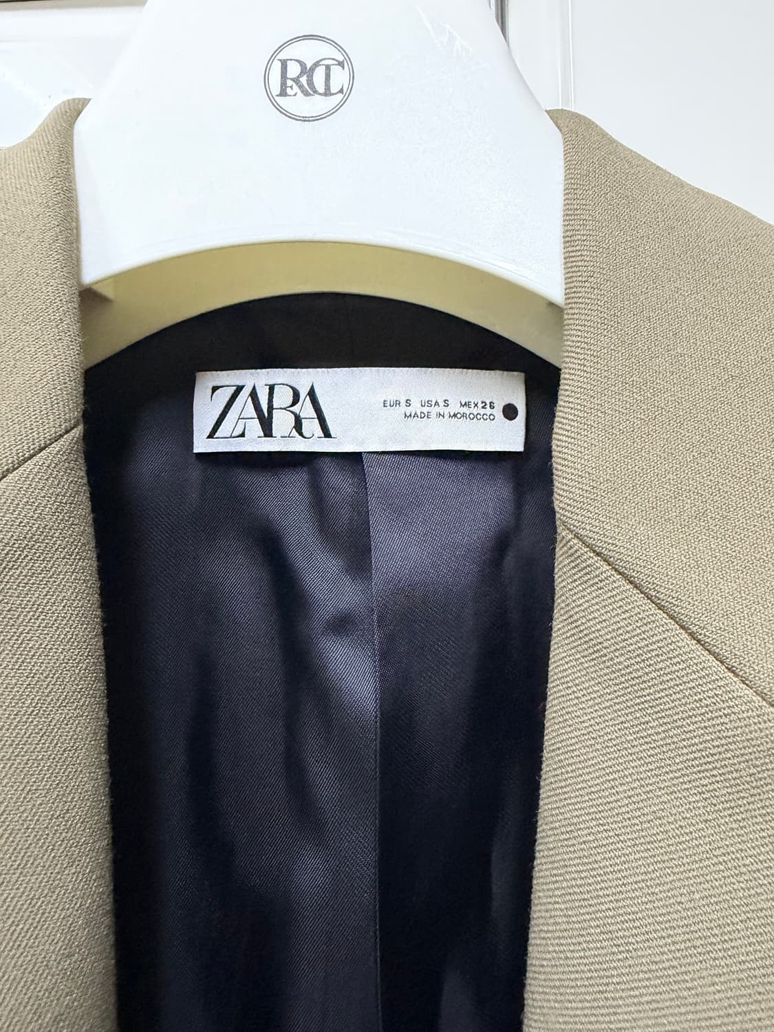 ZARA 베이지 자켓 S 한번도 안입은 새제품 상품이미지3
