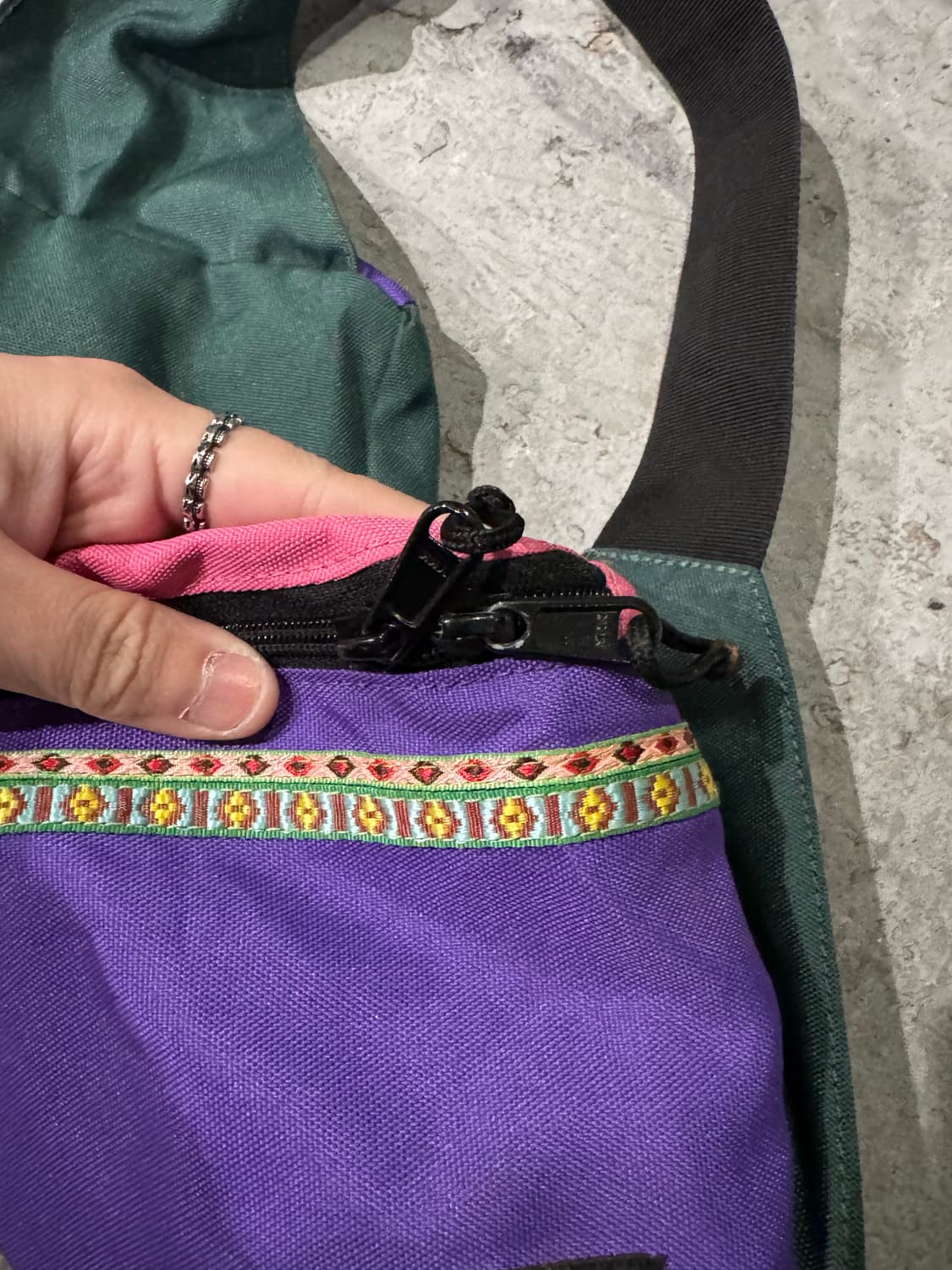 Beams boy 빔즈보이 멀티컬러 웨이스트백  상품이미지3