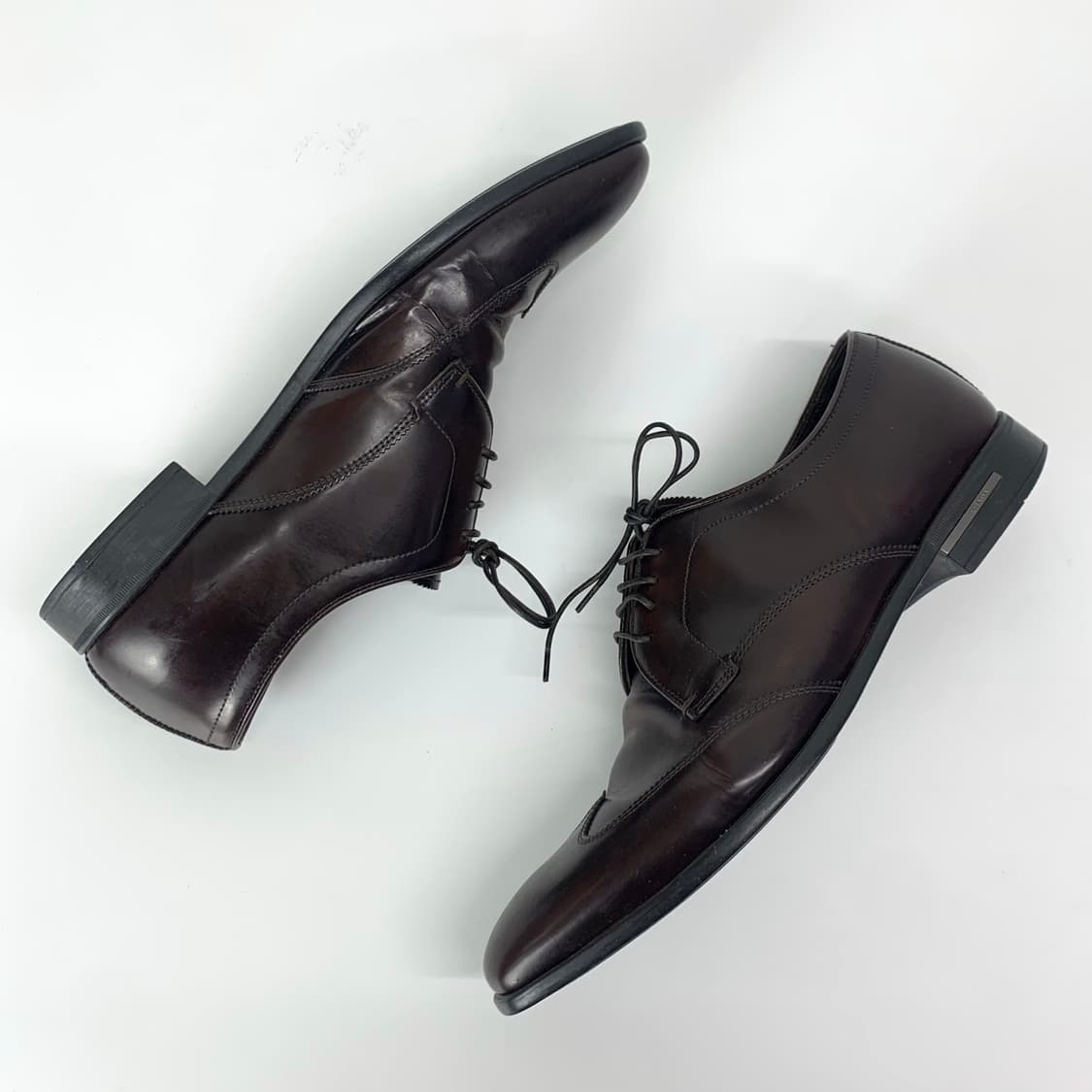 프라다 레더 더비 슈즈 상품이미지3