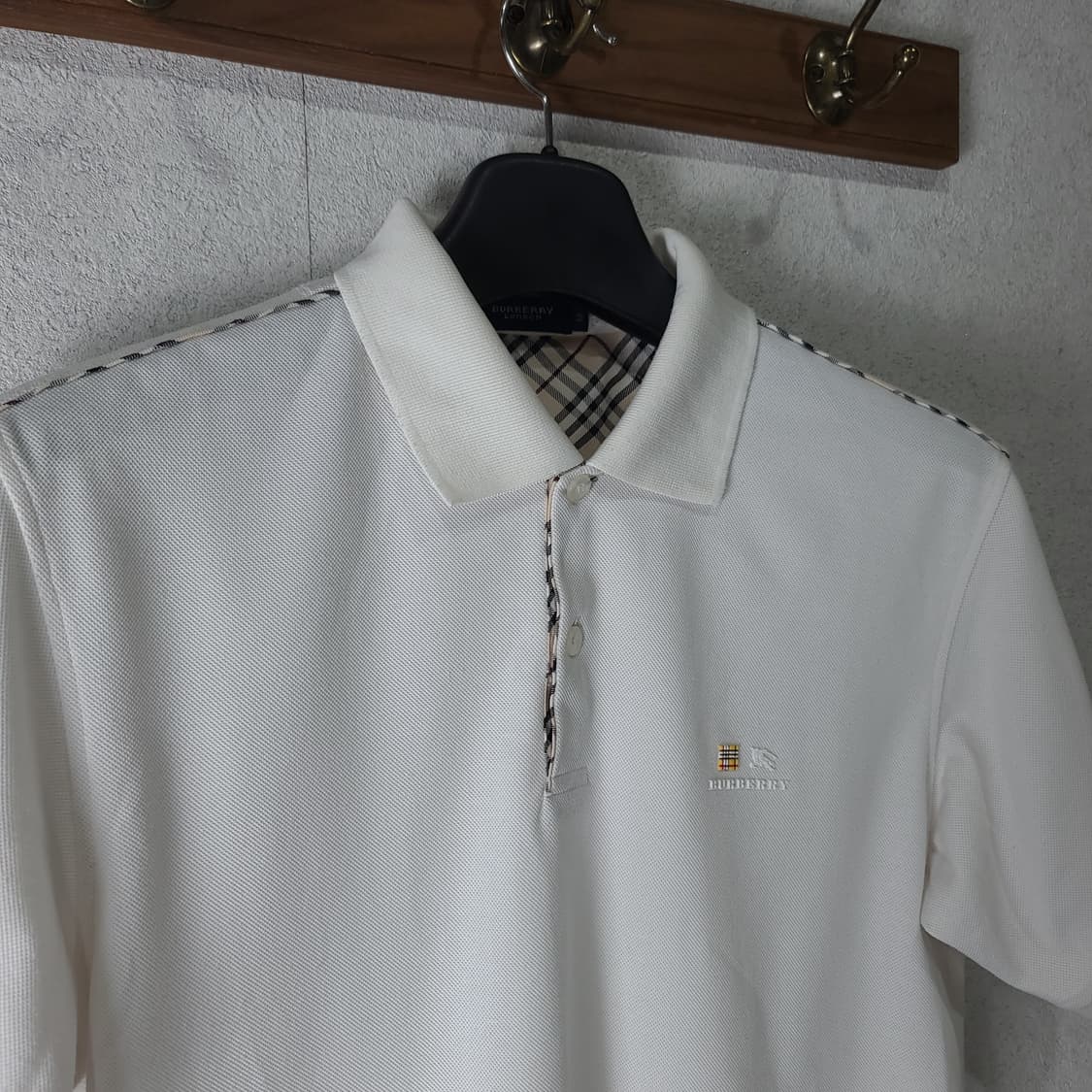 BURBERRY 버버리 반팔 피케셔츠 M 상품이미지2