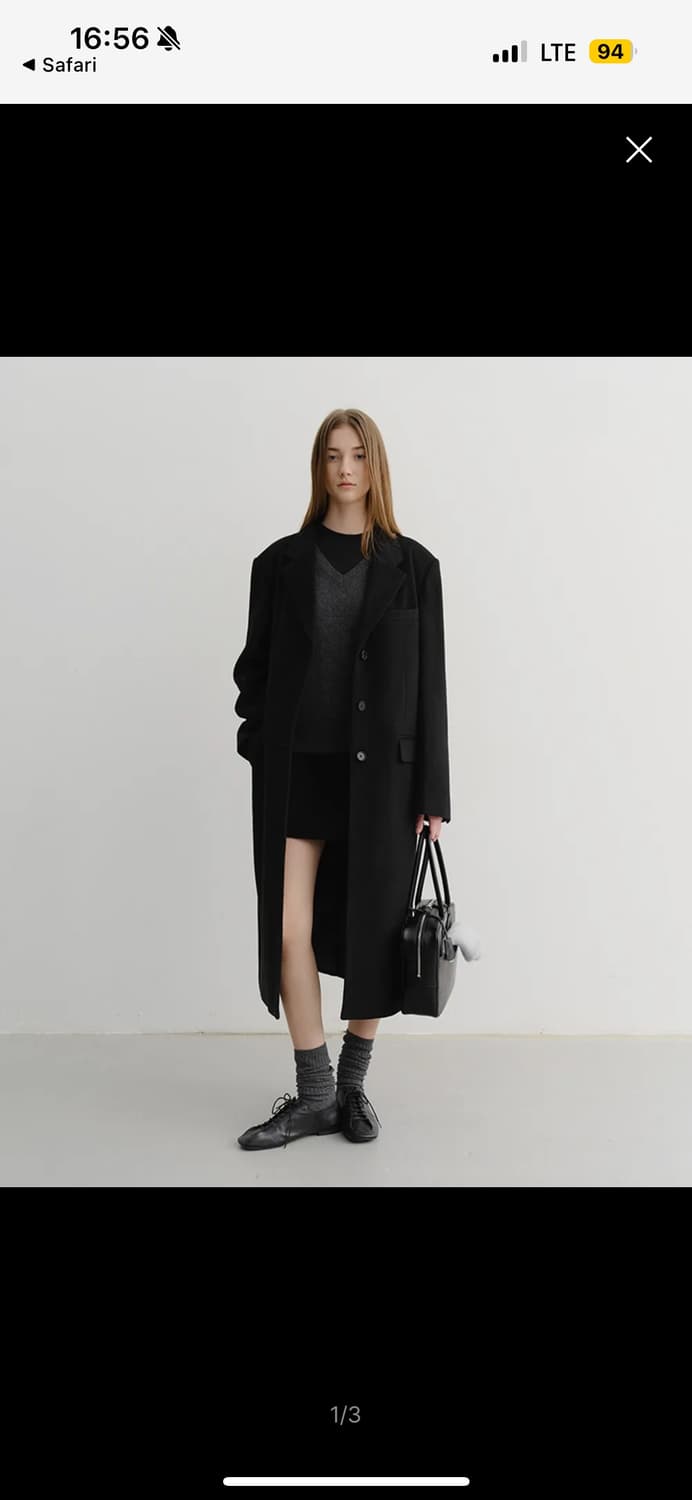 던스트에센션 캐시미어 코트 상품이미지2