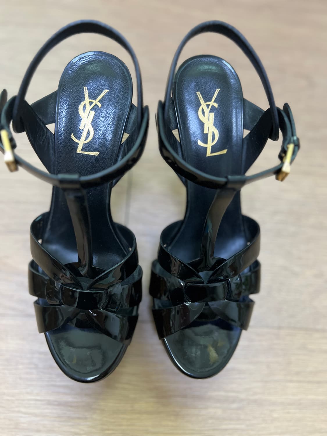 생로랑 트리뷰트 샌들 블랙 페이턴트 37 상품이미지1