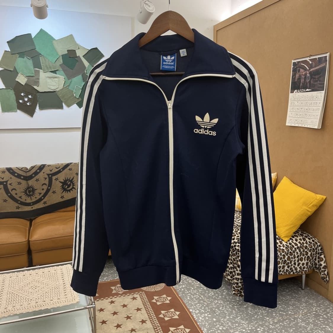 아디다스 빈티지 레트로 유로파 슬림핏 져지 집업 90 C10252 상품이미지3