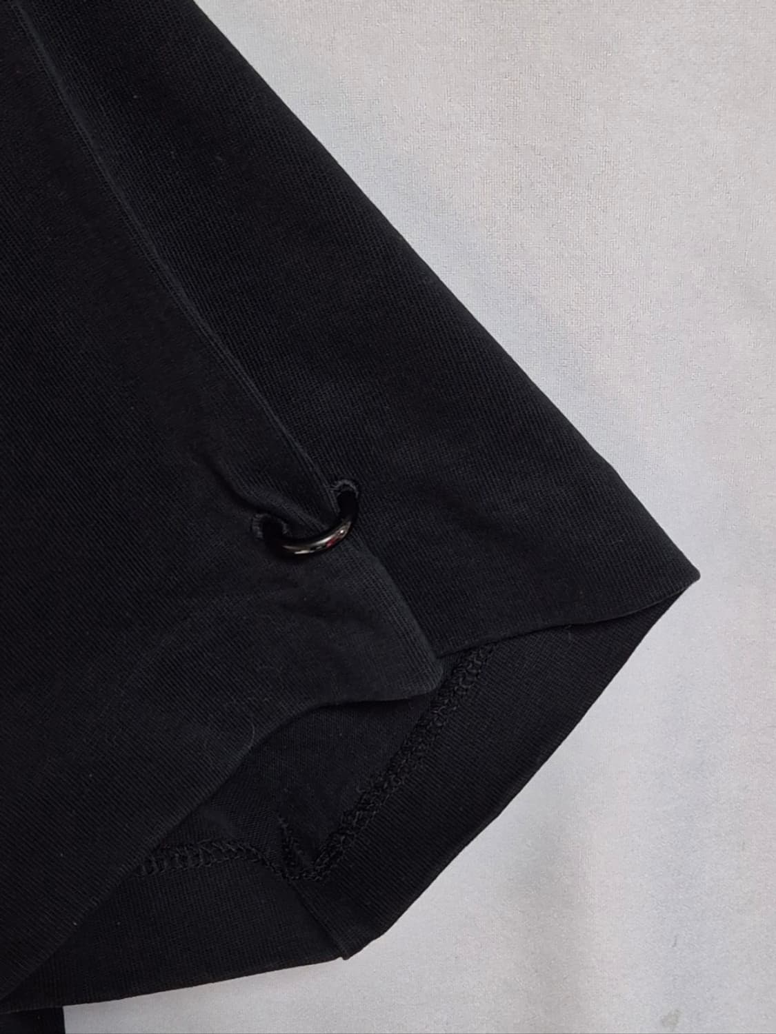 L (100) 시스템 블랙 불꽃 반팔티 상품이미지3