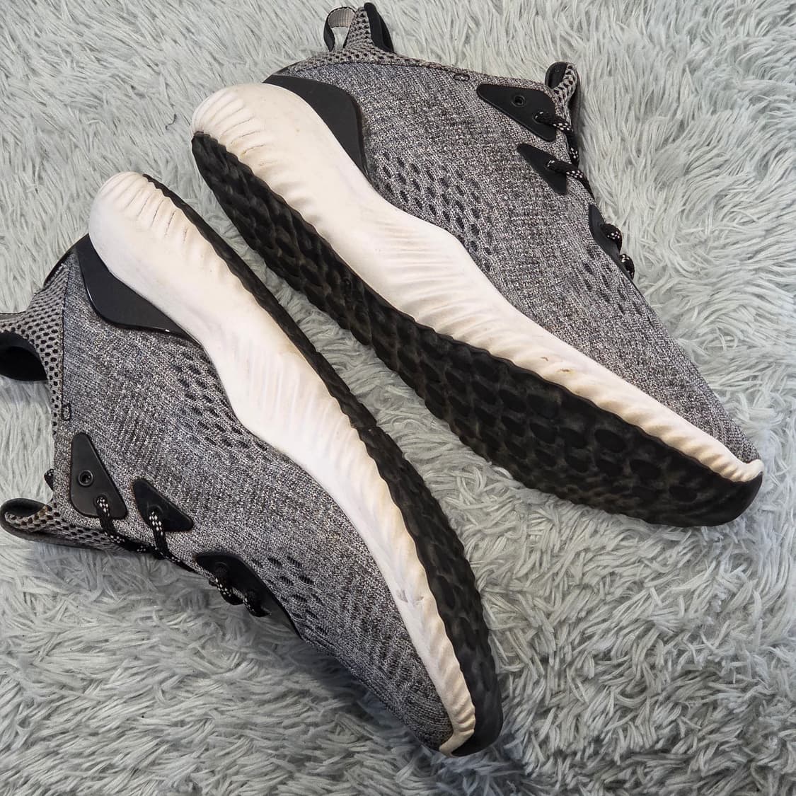 3w-4:아디다스 알파바운스 그레이 블랙 240cm 상품이미지7