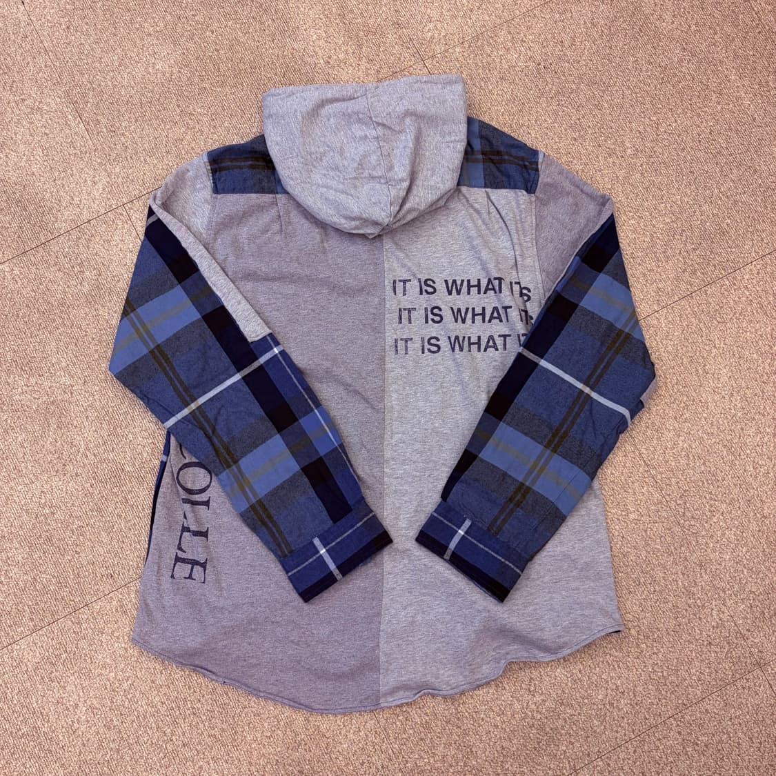 디스이즈네버댓 체크후드 L 상품이미지2