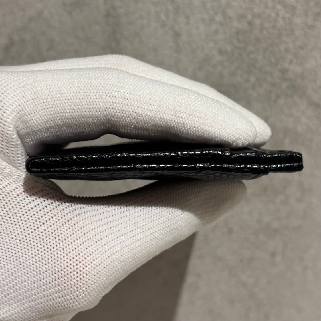 S OS사이즈 샤넬 클래식 캐비어 카드지갑 블랙 (내장칩) 상품이미지3