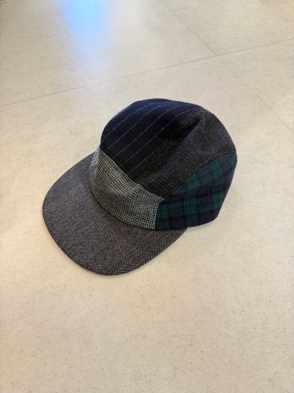 빔즈플러스 패치워크 5패널 캡 beams plus 상품이미지1