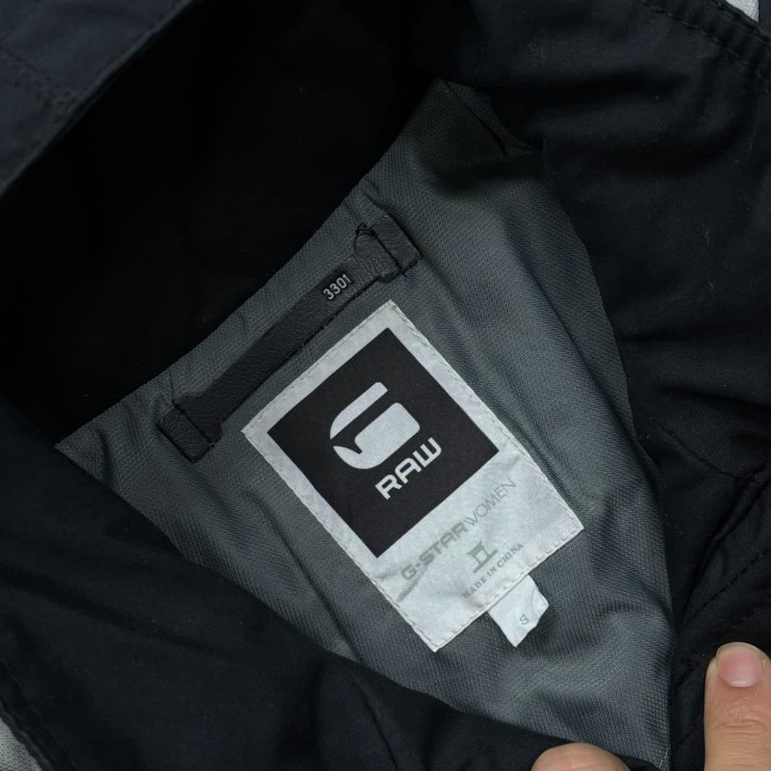 지스타로우 블랙 후드 패딩 자켓v0418 상품이미지7