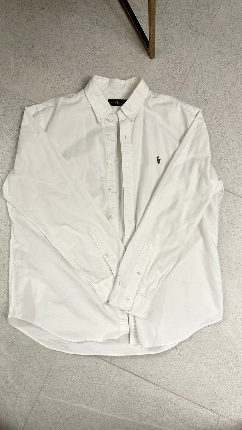폴로 랄프로렌 옥스퍼드 화이트 셔츠 상품이미지3